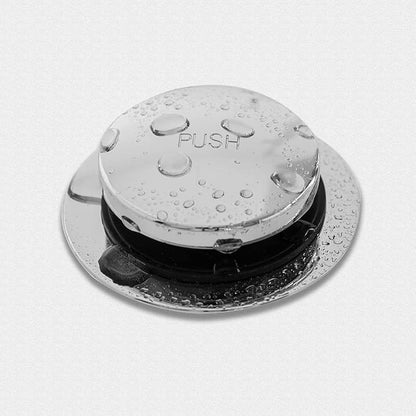 Tip-Toe Bathtub Drain Stopper with ABS Plastic Bushing, Fits in 1-1/2 Inch or 1-3/8 Inch Inner, Easy to Install, Plated Chrome