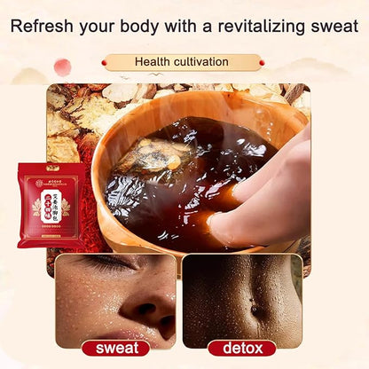 30 Pack Natural Plant Blend Detox Foot Soak Spa with Ginger - 900g Natural Chinese Herbs Foot Care and Foot Detox Soak for Home Wellness Routine 同仁堂艾草泡脚药包足浴包 (32 Ounce, 24 flavors)