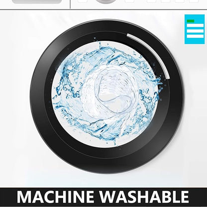 WELTRXE Non Slip Bath Mat Pebbles Bathtub Mat with Suction Cups, Drain Holes for Bathroom Showers, Tub, 35 x 16 Inches Machine Washable Bathroom Mats BPA, Latex Free Safe Shower Mats - Clear