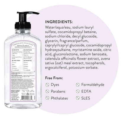 J.R. Watkins Gel Hand Soap, 3 Pack of 11 Fl Oz, Lavender