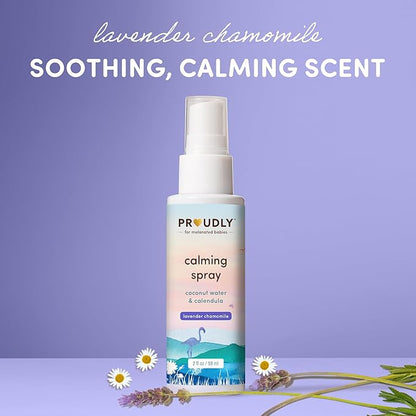 PROUDLY Calming Spray by Gabrielle Union & Dwyane Wade, Gentle Room, Linen & Skin Mist, Sleep Mist with Natural Fragrance, Lavender & Chamomile, 2-Pack (2 oz each)