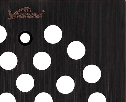 Square 4-1/4-inch Screw-in Shower Floor Drain Grate Strainer (Oil Rubbed Bronze)（Isn't Black）