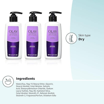 Face Wash by Olay Age Defying Classic Facial Cleanser 6.8 Fl Oz (Pack of 3)