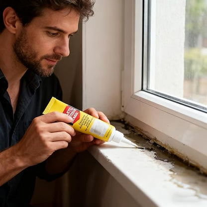 Waterproof Sealant Tube, Quick Dry Joint Filler, 300ml Multipurpose Repair Paste, Silicone Adhesive Compound, Construction Caulking with Strong Hold, Home Improvement Supplies for Kitchen Bathroom Use