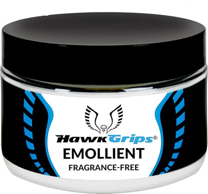 HawkGrips 8oz Massage Emollient, Unscented, Emollient for IASTM and Massage, Soft Tissue Mobilization & Lubrication for Massage Therapy, Shea Butter, Oil Based, Vegan, Cream Alternative, Pack of 1