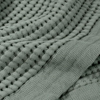 GILDEN TREE Bathroom Mat Absorbent Cotton Quick Dry for Shower, Bath & Bathtub Washable Thin, Modern Style (Sage Grey)