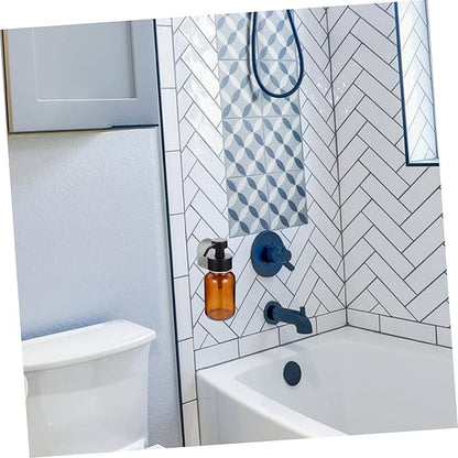 ABOOFAN 10pcs Wall-Mounted Shampoo and Shower Gel Bottle Rack Hook Self-Adhesive Holder for Bathroom and Kitchen Easy Installation Space-Saving Organizer for Liquid Soap