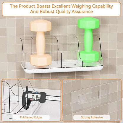 Yieach Mens Bathroom Organizer Countertop,Bathroom Sink Caddy Countertop Storage,White 7 Slot Vanity Bathroom Toiletry Organizers and Toothbrush Holders for Toothpaste,Electric Tooth Brush Organizer