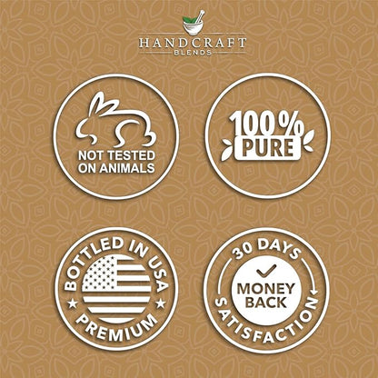 Handcraft Blends Frankincense Essential Oil – Huge 4 Fl Oz – 100% Pure and Natural – Premium Grade Essential Oil for Diffuser and Aromatherapy, Skin, Massage, Candle and Soap Making Fragrance