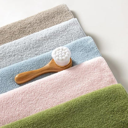 Vie Triomphe Facial Towels Washcloth (4 Pieces Plain and Elegant Face Towel Pro) Luxury Hand Towels for Bathroom,100% Cotton Quick Dry Absorbent Soft Hand Towel Set 13.38 * 31.49 Inch Wash Clothes