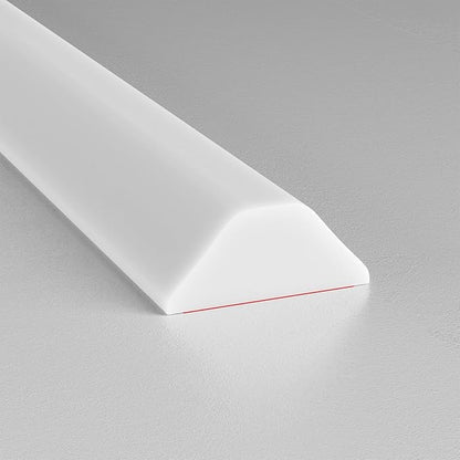 Collapsible Shower Threshold Water Dam, Shower Door Water Dam Barrier, Dry and Wet Separation Door Dam Water Stopper Kitchen Shower Threshold Silicon Water Blocker(67Inch)