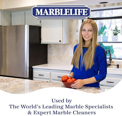 Marblelife Bathroom Combo Kit, With Marble & Travertine Cleaner, MaxOut Deep Grout Cleaner for Tile Floors, Soap Scum Remover For Shower & Other Surfaces, Includes A Cleaning Cloth