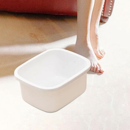 Foot Bath for Soaking Feet,Lightweight,Pedicure Foot Soak,Foot Bathtub,Foot Bucket Foot Soak Tub for Foot Soak Bath Pedicure, white S
