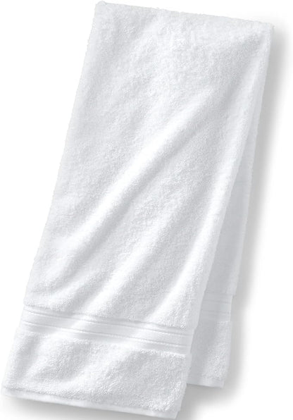Lands' End Supima Towel White Bath- Bath Sheet