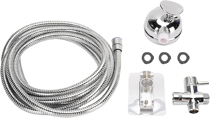 Fafeicy Dog Shower Attachment Set, ABS Pet Washing Sprayer with Hose and Adjustable Water Modes, for Easy Bathing and Grooming