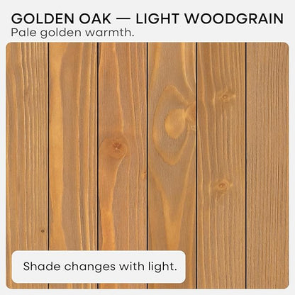 Homeforia 42 inch Golden Oak Floating Shelf, High End Solid Real Wood 42inch Small Floating Shelves for Wall Mounted, Oak Wooden 42in Floating Shelves, Heavy Duty Bracket, 42 X 6.5 X 1.75 in, Set of 3