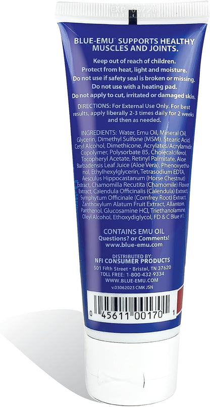 BLUE-EMU Original Super Strength Cream, Soothing Muscle & Joint Support, 3 Oz