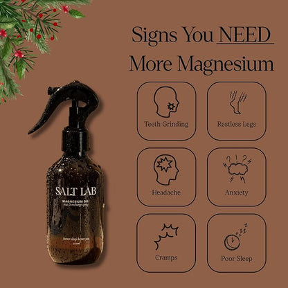 Magnesium Oil Spray, Gift for Relaxation, Topical Magnesium Spray for Adults, Non Sticky Formula, Supports Restful Sleep, Easy to Apply & Quick Drying, Fragrance Free, 6.8 Fl Oz, 1 Pack