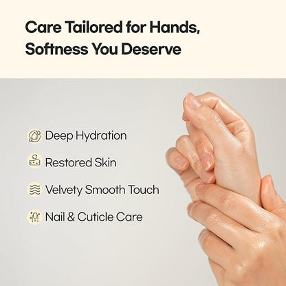 Epielle Hydrating Hand Mask 6 Pairs, Relieve and Soften with Shea Butter & Jojoba Oil, Deep Moisturizing Gloves for Dry, Cracked Hands, Self Care Gifts for Women, Spa Kit, Stocking Stuffers