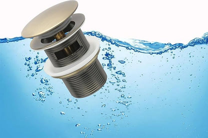 Bronze Freestanding Bathtub Drain Stopper, Compatible with Drain Rough-in Kit