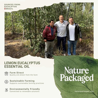 Lemon Eucalyptus Oil by Eucaliptus from Brazil - Pure Lemon Eucalyptus - 100% Pure Steam Distilled Natural Aceite de Eucalipto Limón - Aromatherapy - Premium Therapeutic Grade (22lbs)