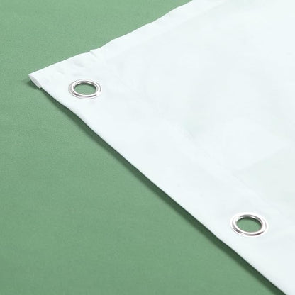 Stall Fabric Shower Curtain, Green and White Ombre Shower Curtains for Bathroom, Modern Decorative Bathroom Curtains, 54" W x 72" H