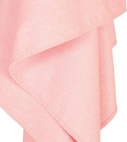 Dock & Bay Beach Towel - Quick Dry, Sand Free - Compact, Lightweight - 100% Recycled - Includes Bag - Essential - Pink, Large (160x90cm, 63x35)