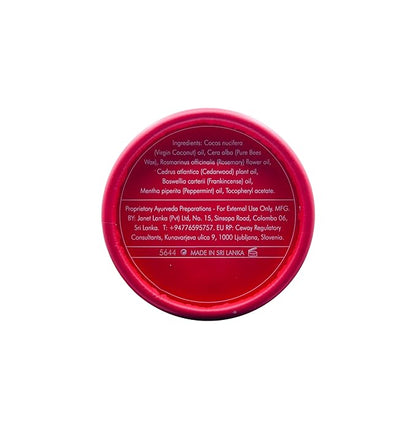 SPA CEYLON Focus Clarifying Balm, Clean Ingredients, Vegetarian, Meditation Balm, Aromatherapy, Natural Calm, 100% Natural Organic, Essential Oils (Cedarwood, Frankincense)