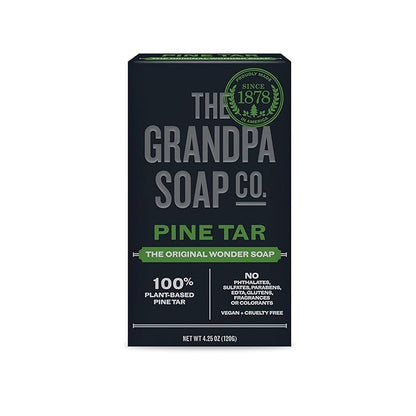 Grandpa's Brands Pine Tar Soap, 4.25 Ounce