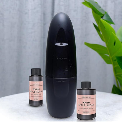 Scent Better Warm Apple Sugar Aroma Essential Oil Blend: an Aromatherapy Blend of Apple, Oakwood, and Praline for Ultrasonic Diffusers & Nebulizers (3.3 Fl Oz, 100 mL)