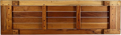 EcoDecors, 34 inch, Bath Tray for Tub, Bath Tub Tray Wood, Bathtub Table, Caddy for Bathtub in Natural Teak