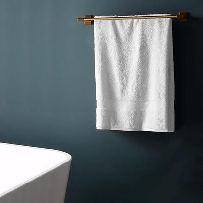 Delara 100% Organic Cotton Towels 650 GSM Plush Feather Touch Quick Dry Bath Towel, Pack of 7 GOTS Certified, Oeko-Tex Green Certified, Organic Cotton Bath Towel, 30"X58"