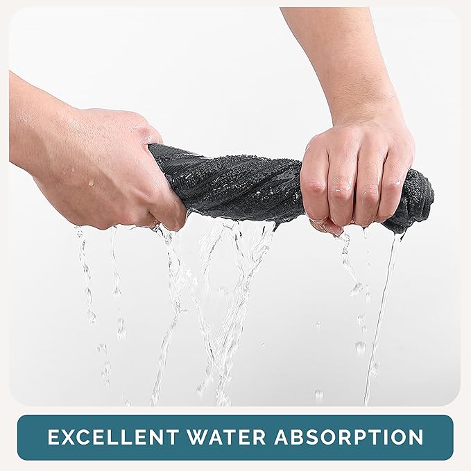 Casa Platino Wash Cloths Set of 12- Spa & Salon Quality - 100% Ring Spun Cotton Face Towels - Soft & Ultra Absorbent Washcloths for Body, Beauty, Home, Gym - Fingertip Towels - 13"x13", Cool Grey