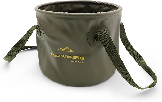 Multifunctional Collapsible Bucket,Portable Bin,Car Wash Bucket,Lightweight Foldable Bucket with Handles for Camping,Dish Washing,Laundry,Soaking Feet,Fishing,Hiking