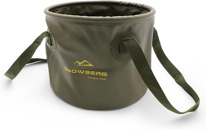 Multifunctional Collapsible Bucket,Portable Bin,Car Wash Bucket,Lightweight Foldable Bucket with Handles for Camping,Dish Washing,Laundry,Soaking Feet,Fishing,Hiking