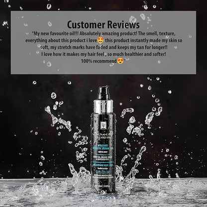 Volcano Cosmetic Serum 100ml – Hydrating & Anti-Aging Hair & Body Oil – Body Oil Restores Elasticity, Prevents Stretch Marks & Repairs Dry Hair and Skin