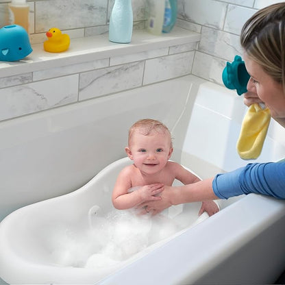 Fisher-Price™ Baby to Toddler Bath 4-in-1 Sling 'N Seat Tub with Removable Infant Support and 2 Toys, Pacific Pebble