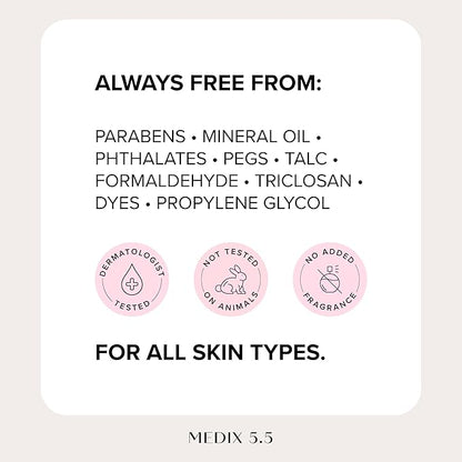 MEDIX Fragrance Free Retinol Face Moisturizer & Body Lotion Crepey Skin Care Treatment | Anti Aging Firming Retinol Cream For Face Targets Loose Crepe Skin, Wrinkles, & Fine Lines, 15 Fl Oz, 2-Pack