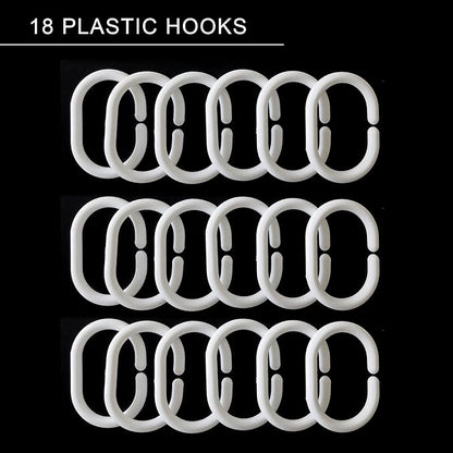 EurCross Heavy Duty Extra Wide Shower Curtain Liner 108 x 72 inch with 3D Pebble Design, Thick 11G EVA Heavyweight Clear Shower Liner Curtains for Bathroom with 3 Strong Magnet