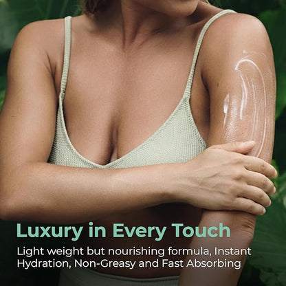OLIOLI Replenishing Body Lotion 15.2oz | Moisturizing Body Lotion with Aloe Vera, Coconut Oil, Shea Butter & Vitamin E | Hydrating for Sun, Sea & Pool Recovery