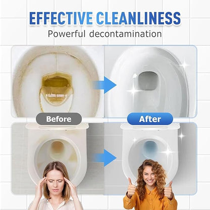 Foam Toilet Cleaner, 2025 New Powerful Toilet Bowl Cleaner, Advanced Bathroom Cleaner for Home, Powerful Instant Bowl Cleaners for Toilets Squatting Pans（2PCS）