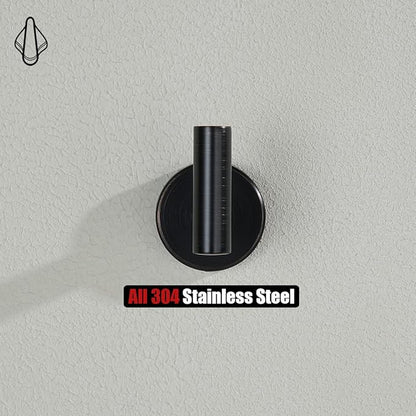 JQK Bathroom Hardware Set Oil Rubbed Bronze, 5-Piece Bath Accessories Set Wall Mount Includes 24 in Towel Bar, 9 in HT Bar, TP Holder, Towel Hook x 2, BAS105-ORB