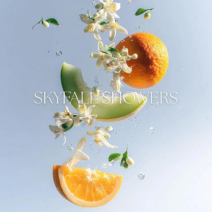Levona Scent Essential Oil - Luxury Aroma for Home, Office, Hotel & Spa, Ideal for Humidifiers & Diffusers, Hotel Fragrance with Neroli, Orange & Melon - 120ml / 4 fl oz, Skyfall Showers