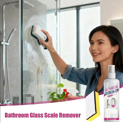 Powerful Foam Cleaner, Bathroom Descaler Agent, 100ml Stain Remover with Fast Action, Multi- Cleaning Solution, Toilet Cleaner with Easy Spray, Bathroom Tool for Sink and Bathtub