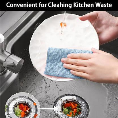 Disposable Sink Strainer – 200 Pack Kitchen Sink Strainer Bags,Disposable Anti-Clogging Drain Covers,Essential Filter Nets for Most Sink Strainers (4.0 x 4.0 Inch)
