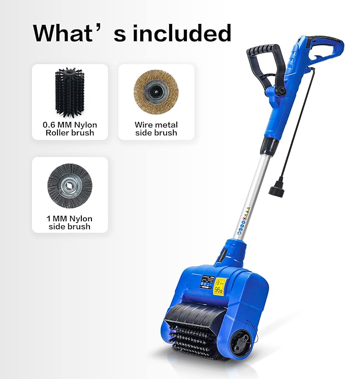 Electric Grout Cleaner Machine | Lightweight Machine Safely Cleans Grout Between Floor Tiles | Grout Cleaner for Tile Floors, Patio, Board, Bricks, Carpet, Pavements