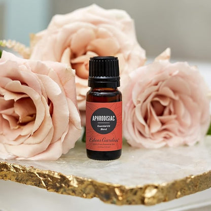 Edens Garden Aphrodisiac Essential Oil Blend- 100% Pure Premium Grade, Undiluted, Natural, Therapeutic, Aromatherapy, The Best for Diffusing, Skin, Candle, Hair 10 ml (.33 fl oz)