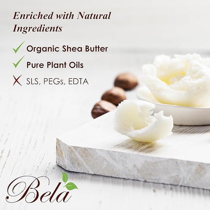 BELA Ocean Soap 3.3 OZ, Pack of 12, Long Lasting French Triple Milled Bar Soap with Organic Shea Butter, Hand Face, and Body Wash Bar, Made in Australia