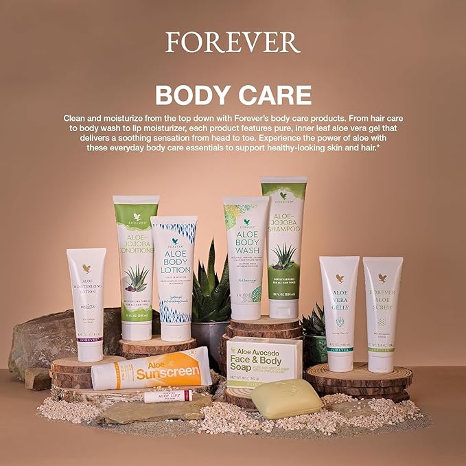 Forever Living - Aloe Vera Gelly - Pure Aloe Gel for Soothing and Moisturizing Skin, Non-Staining and Fast-Absorbing, Vegan and Gluten-Free, 4 fl oz