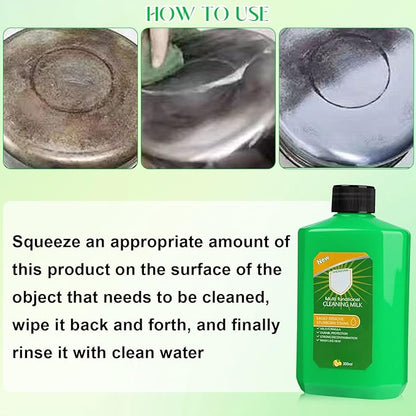 Cleaning Milk House Cleaner,Powerful Multifunctional Cleaner,Powerful Multifunctional Concentrated Cleansing Lotion,Multi Functional Effective cleaning Milk for Household Kitchen to Heavy Oil Stains